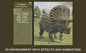 Explain 3D: Dinosaurs world - Jurassic encyclopedia. Watch and start walking with dinosaurs. Image