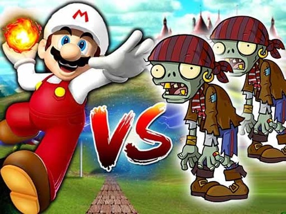 Fat Mario vs Zombies Game Cover