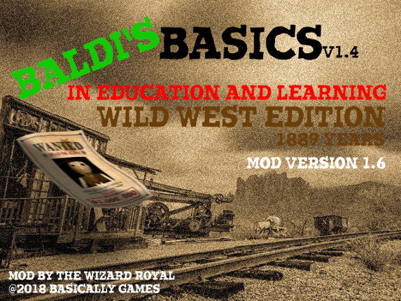 Baldi's Basics in Wild west Decompile Game Cover