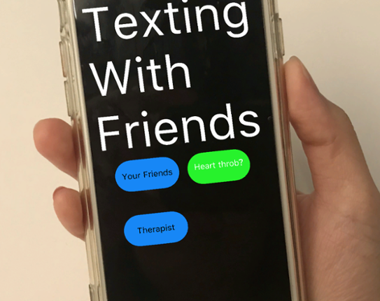 Texting With Friends Game Cover