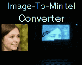 ImgToVdt Image To Minitel Converter Image