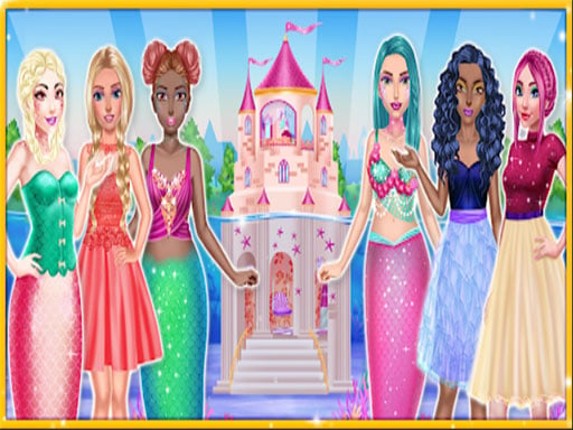 Princess & Mermaid Doll House Decorating Game Cover