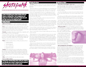 Skatepunk - One Page Universal Skateboarding Roleplaying Image