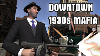 Downtown 1930s Mafia Image