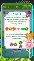 Flowerz Garden Merging - Link Color Match Puzzle Image