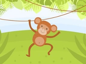 Funny Monkeys Coloring Image