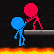 Red & Blue Stickman: Adventure Image