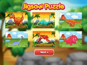 Dinosaur Park Jigsaw Puzzle Jurassic Dino World Image