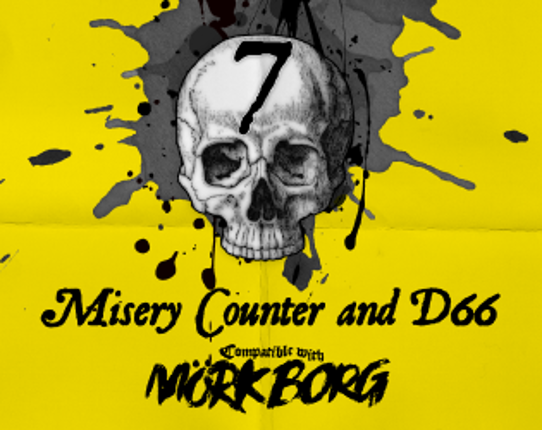 Mörk Borg Misery Counter and D66 Game Cover