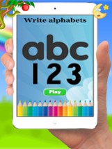 Write Alphabet ABC and Numers - Writing for Kids Image