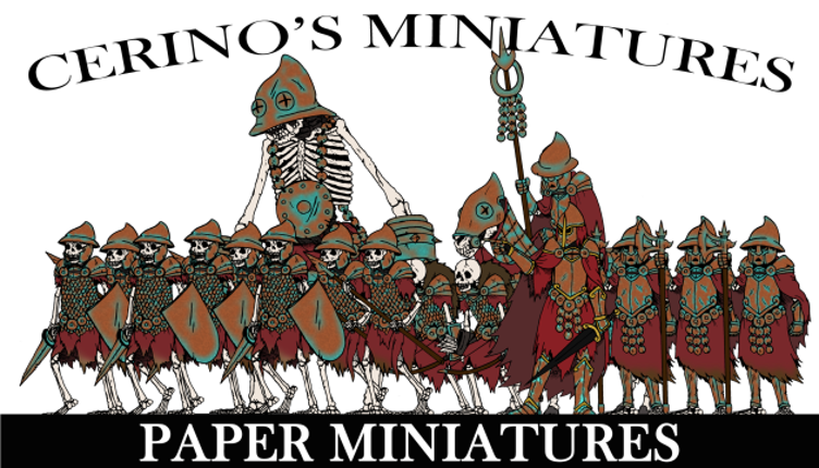 Cerino's Miniatures: "No rest for the Wicked Legion" Game Cover