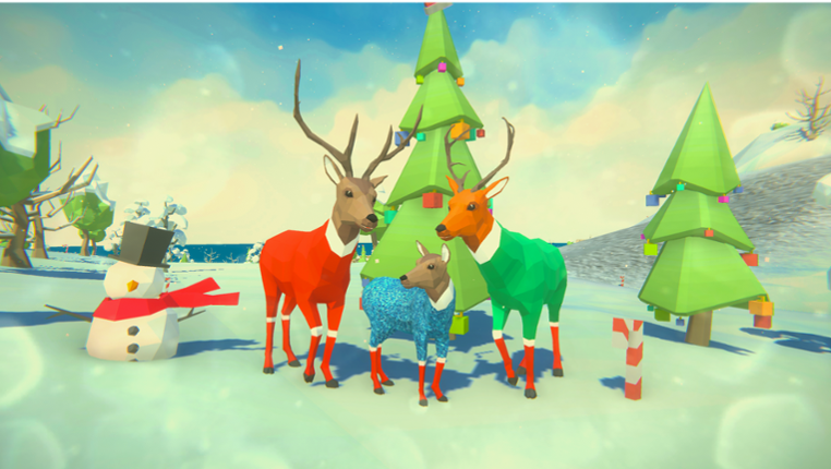 Deer Simulator Christmas Game Cover