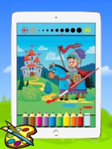 Princess Castle Coloring Book - Drawing for kids free games Image