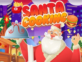 Santa Cooking Image