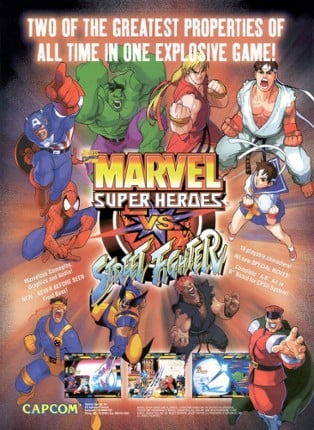 Marvel Super Heroes vs. Street Fighter Game Cover