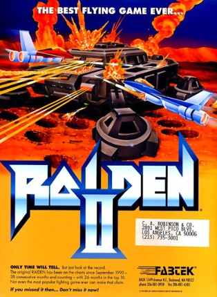Raiden II Game Cover
