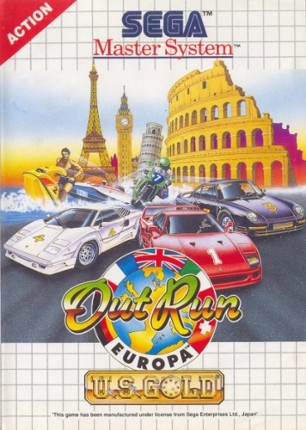 Out Run Europa Game Cover