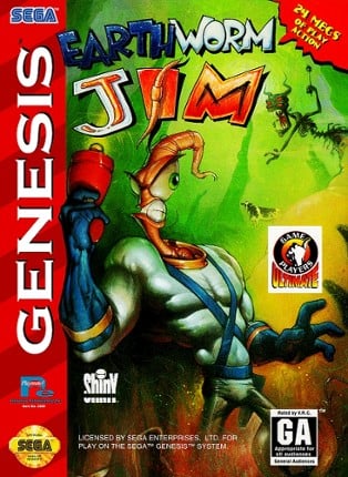 Earthworm Jim Game Cover