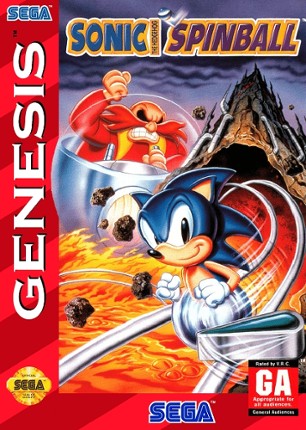 Sonic Spinball Game Cover