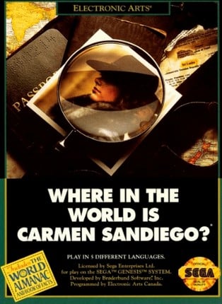 Where in the World is Carmen Sandiego? Game Cover