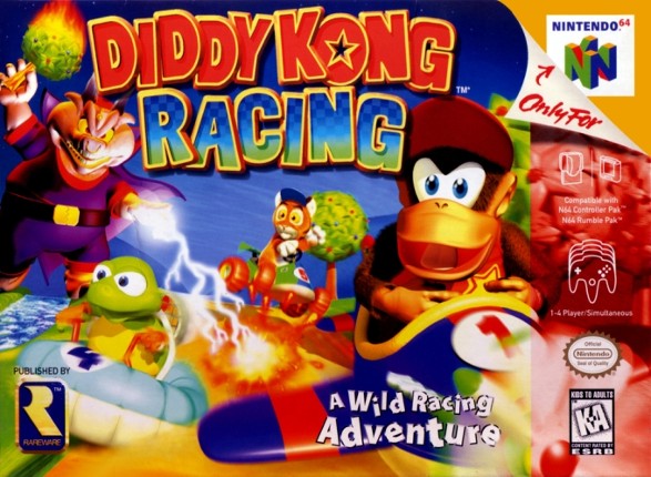 Diddy Kong Racing Game Cover