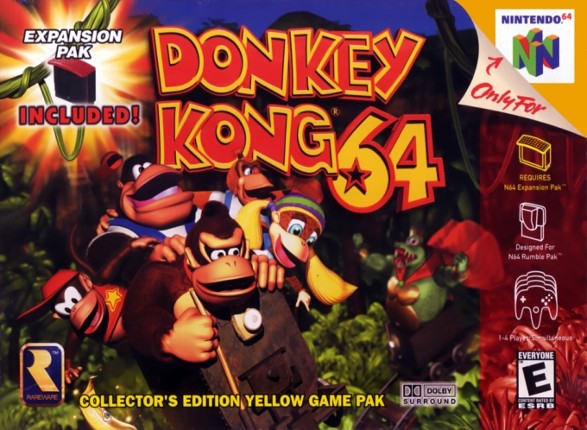 Donkey Kong 64 Game Cover