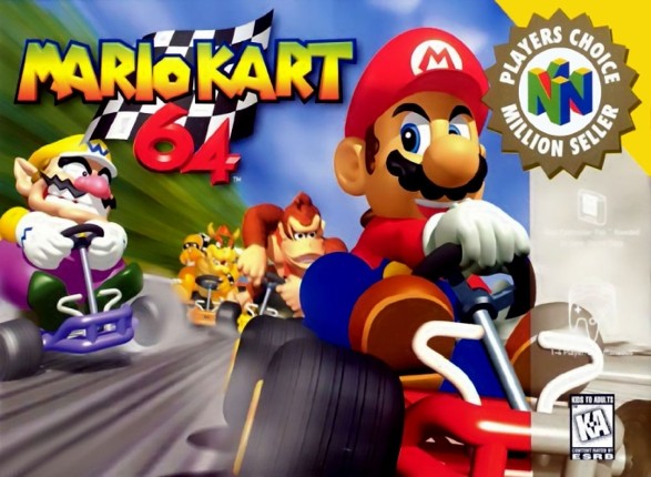 Mario Kart 64 Game Cover