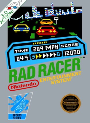 Rad Racer Game Cover