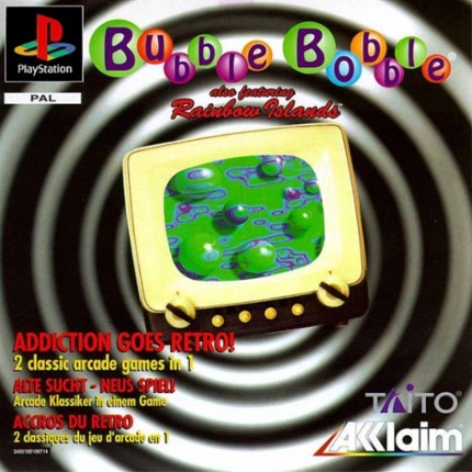 Bubble Bobble also featuring Rainbow Islands Game Cover