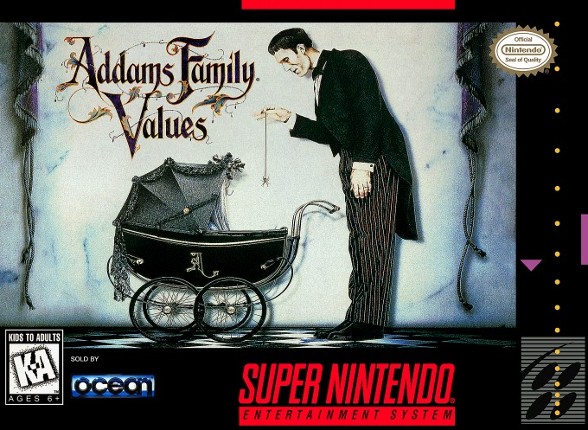 Addams Family Values Game Cover