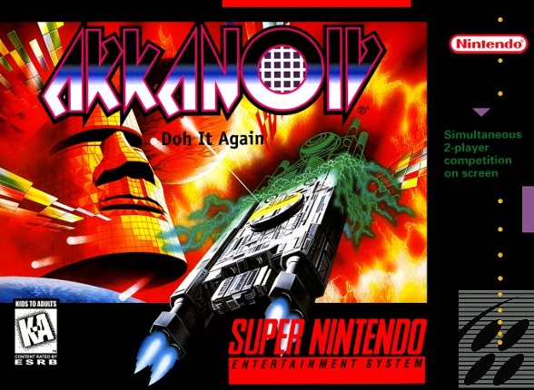 Arkanoid: Doh it Again Game Cover