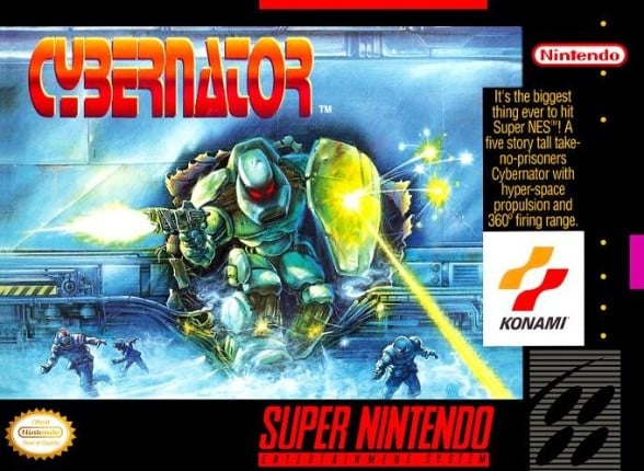 Cybernator Game Cover