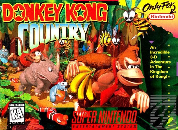 Donkey Kong Country Game Cover