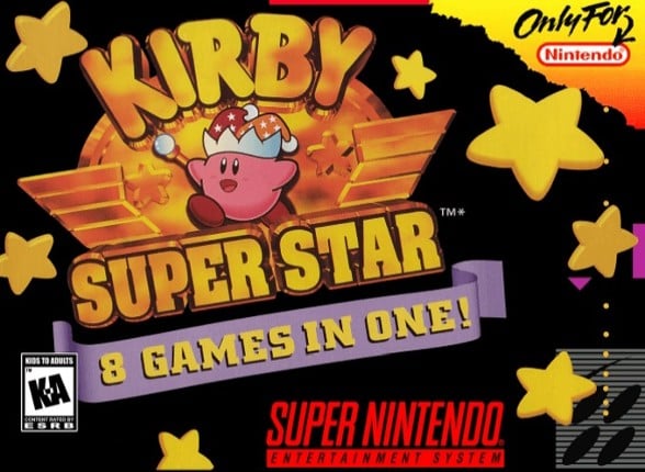 Kirby Super Star Game Cover