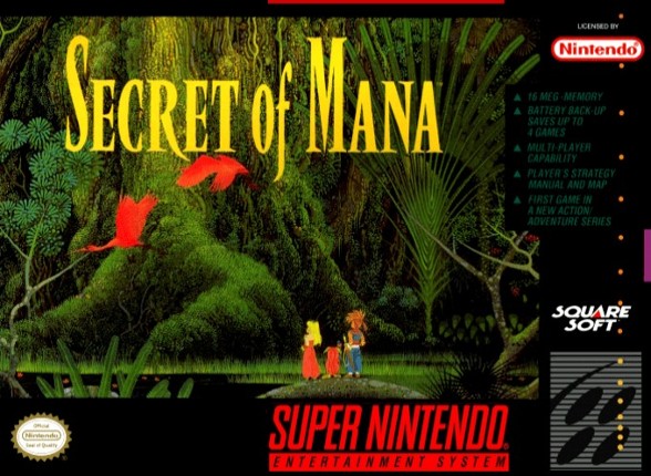 Secret of Mana Game Cover