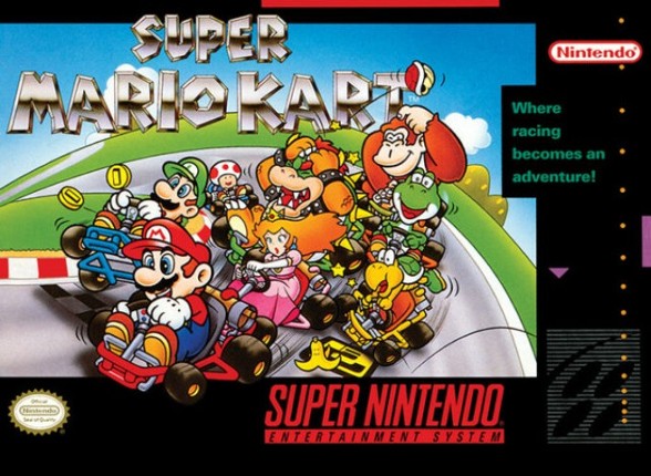 Super Mario Kart Game Cover