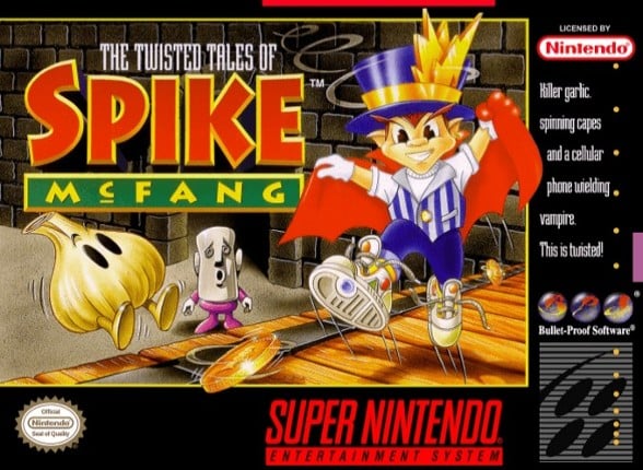 Twisted Tales of Spike McFang, The Game Cover