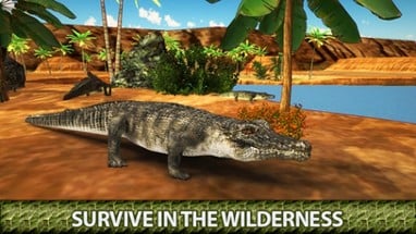 Angry Crocodile 3D Simulator - Wild Alligator Image