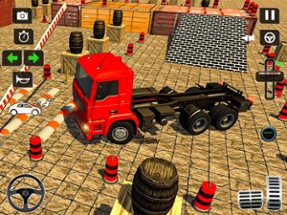 Cargo Truck Parking Driver Image