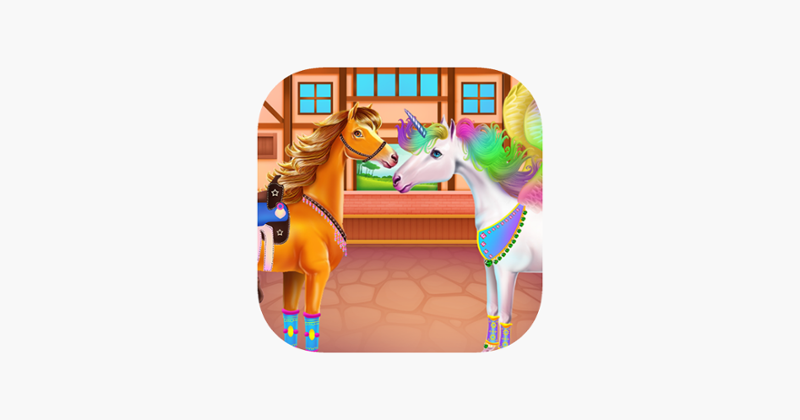 Horse and Unicorn Caring Game Cover