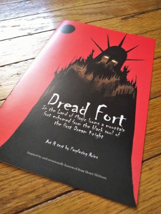 Dread Fort Pamplet & Business Card Game Cover