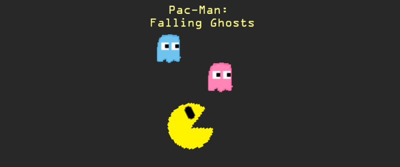 Pac-Man Falling Ghosts Game Cover