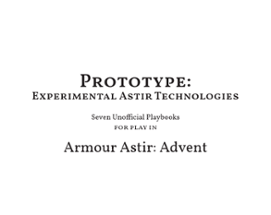 Prototype - Seven Playbooks for Armour Astir: Advent Image