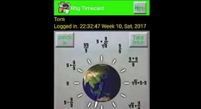 RHG Timecard Image