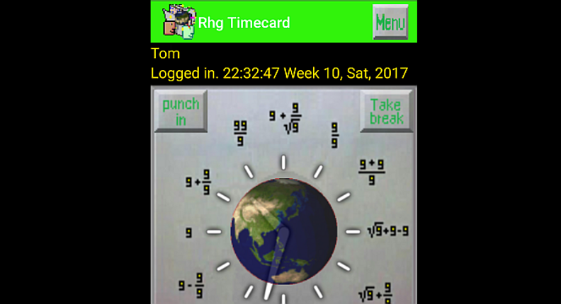 RHG Timecard Game Cover