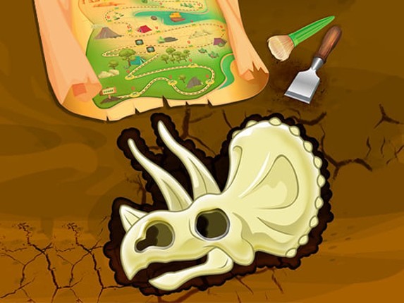 Dinasaur Bone Digging Game Game Cover