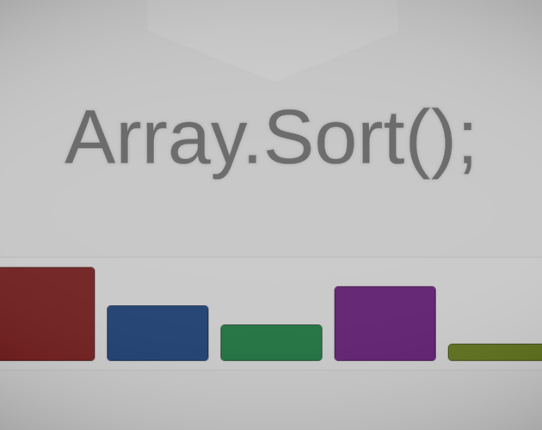 Array.Sort(); Game Cover