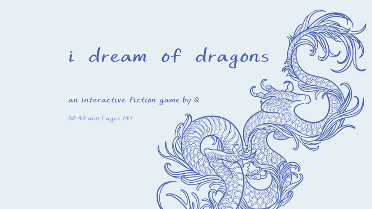 i dream of dragons Game Cover