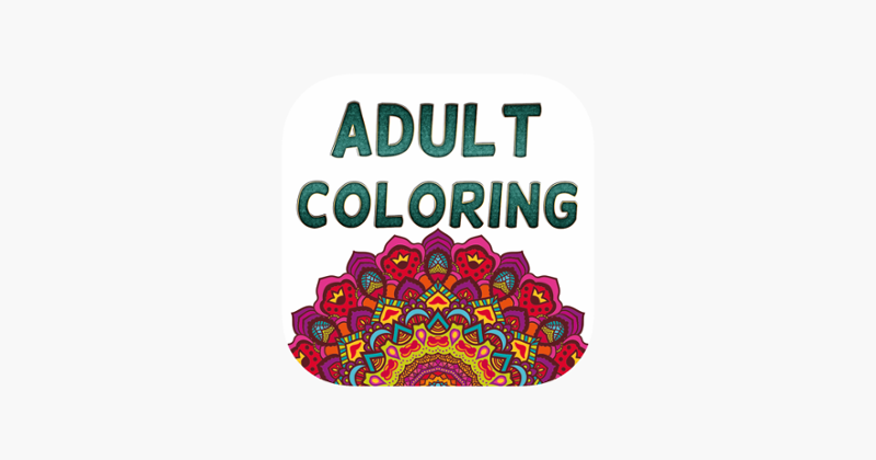 Adult Coloring Book Color Therapy Pages Stress Game Cover