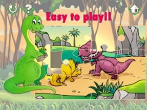 Dinoland : dinosaur life jigsaw puzzle Image